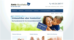 Desktop Screenshot of amtsapotheke.de